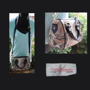 PIETRO ALESSANDRO Convertible Leather Crossbody
